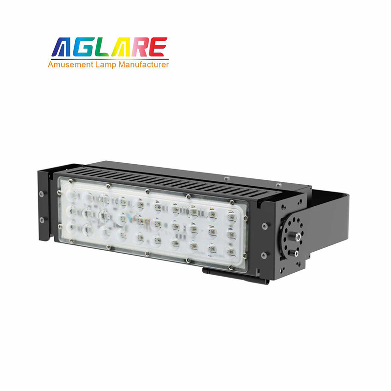 LED彩色投光灯 带？50W变色RGB泛光灯