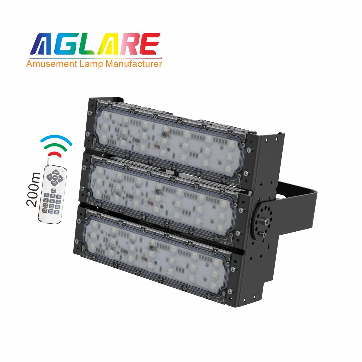 150W LED彩色泛光灯投光灯,变色户表射灯带？仄