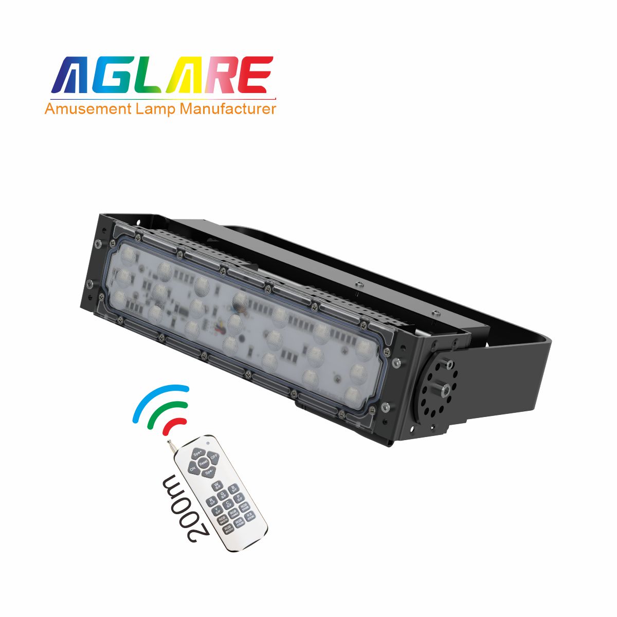 50W LED彩色投光灯带？仄