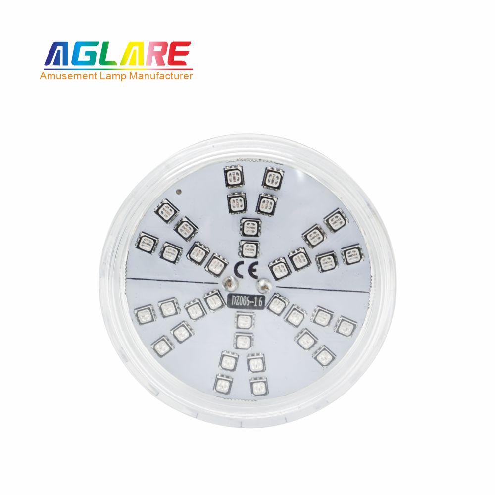 60mm RGB LED游乐场灯1-16自动法式旋转成效- AC24V， 42led